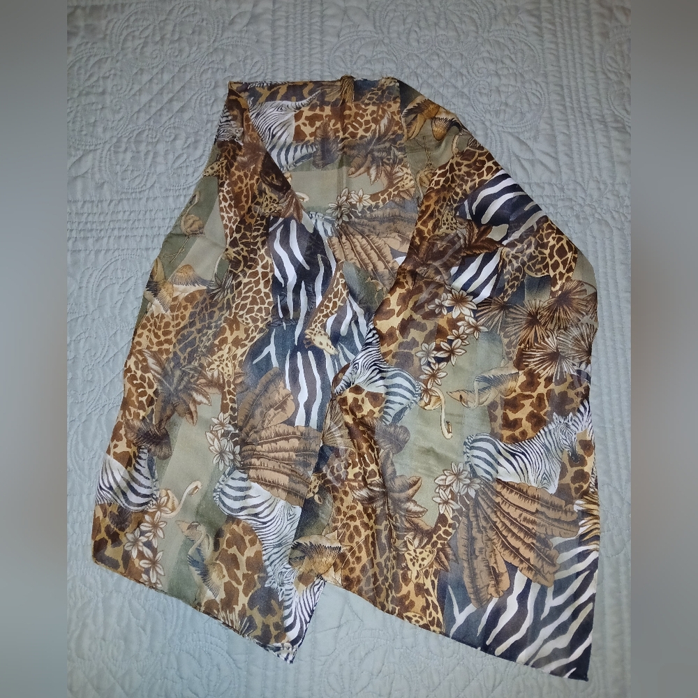Animal Print Scarf